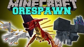 Minecraft ORESPAWN MOD UPDATE BOSSES WEAPONS PETS amp DUNGEONS Mod Showcase [upl. by Neel]