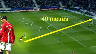 Cristiano Ronaldo Unbelievable Long Range Goals That Shocked The World Part 1 [upl. by Ryann]