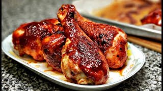 Easy Oven Baked BBQ Chicken  Barbecue Sauce Recipe  Baked Chicken Recipe [upl. by Slein50]