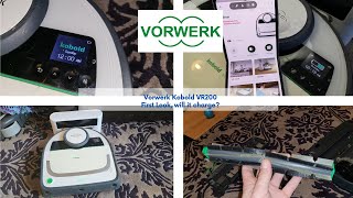 Vorwerk Kobold VR200 Robot Vacuum Cleaner  First Look will it charge [upl. by Yro]