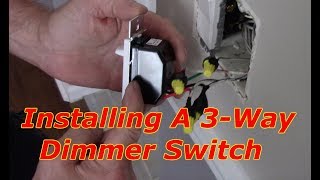 How To Replace Or Install A 3 Way Dimmer Switch [upl. by Salahcin73]