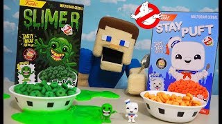 GHOSTBUSTERS Afterlife CEREAL Slimer amp Stay Puft Funko Breakfast Unboxing [upl. by Regor]