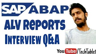 SAP ABAP  ALV Report Interview QampA [upl. by Cestar]