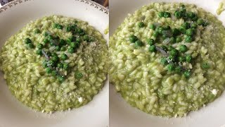 RISOTTO AI PISELLI SUPER CREMOSO  DELIZIOSO [upl. by Ruhtua]