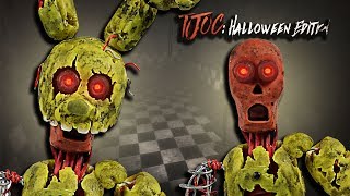 IGNITED SPRINGTRAP ★ TJOC HALLOWEEN EDITION ➤Polymer clay Tutorial Giovy [upl. by Neellek]