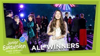 ALL WINNERS OF THE JUNIOR EUROVISION SONG CONTEST 2003  2017 [upl. by Kenney]