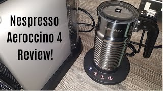 Nespresso Aeroccino 4 Milk Frother Review  Worth upgrading from the Aeroccino 3 [upl. by Asinla]