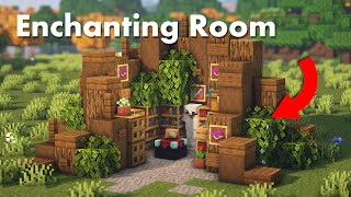 Minecraft  How to build an Enchanting Room Level 30 [upl. by Gabbey]