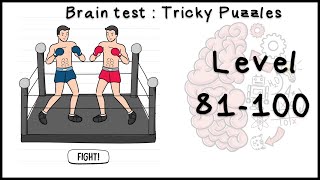 Brain test level 81  100 walkthrough AndroidIOS [upl. by Irok]