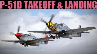 P51D Mustang Takeoff amp Landing Tutorial  DCS WORLD [upl. by Viviane340]