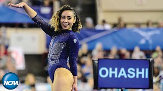 Katelyn Ohashis sensational floor routine at the 2019 NCAA gymnastics championship [upl. by Albric110]