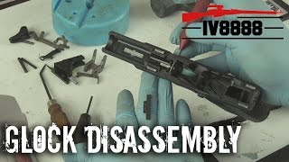 Complete Glock Disassembly [upl. by Nonarb957]