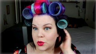 HOW TO Velcro Rollers For Short Hair [upl. by Wescott]