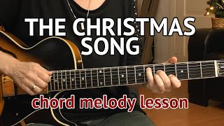 THE CHRISTMAS SONG  Guitar Tutorial Chord Meldoy  Chestnuts Roasting On An Open Fire [upl. by Dahc]