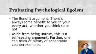 Psychological and Ethical Egoism [upl. by Aizirk]