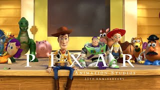 Pixar Animation Studios 35th Anniversary  Filmography [upl. by Dnalro]