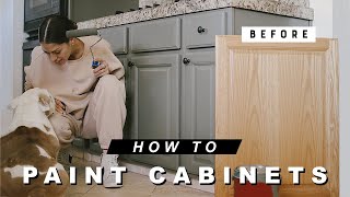 DIY How to Paint Your Kitchen Cabinets [upl. by Ivana]