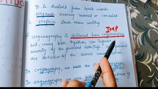 What is Steganography in English  Cryptography and Network Security  ABHISHEK Sharma [upl. by Nilkoorb]