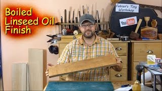 How to apply a Boiled Linseed Oil Finish [upl. by Nole]