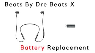 Tutorial How To Repair Replace Broken Bad Battery Beats X Wireless Earbuds [upl. by Oira198]