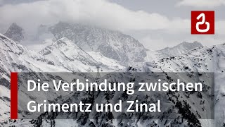 Luftseilbahn Grimentz  Sorebois Zinal  Val dAnniviers [upl. by Nanji]