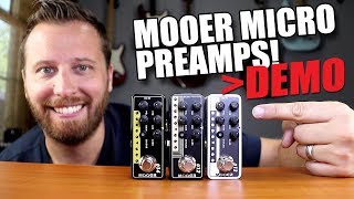 3 Amazing Micro Preamps From Mooer [upl. by Alicirp]