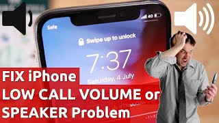 Fix iPhone LOW CALL VOLUME  SPEAKER VOLUME Problem [upl. by Milburt]