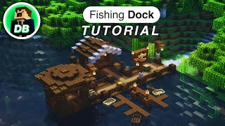 Minecraft Fishing Dock Tutorial How to build [upl. by Adnilahs]