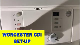 How To Set Up A Worcester Bosch CDI Combi Boiler  Gas Training [upl. by Idelia120]