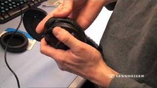 How to replace ear cushions on a Sennheiser HD 280 headphone [upl. by Knox449]