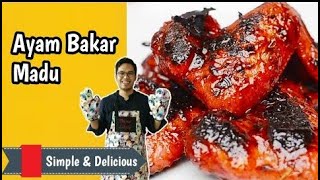 Resepi Ayam Bakar Madu versi Khairulaming  Jom Masak [upl. by Refinaj]