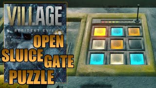 Resident Evil Village  Open The Sluice Gate Puzzle Reservoir [upl. by Ivetts]