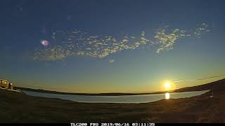 Midnight Sun in the Arctic TimeLapse [upl. by Elodea389]