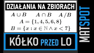 Działania na zbiorach [upl. by Eseeryt]