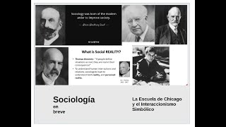 La Escuela de Chicago y el Interaccionismo Simbólico [upl. by Enel]