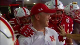 Scott Frosts First Tunnel Walk As Husker Coach [upl. by Oehsen]