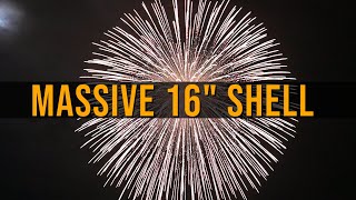 HUGE 16quot inch FIREWORKS shell [upl. by Derward]