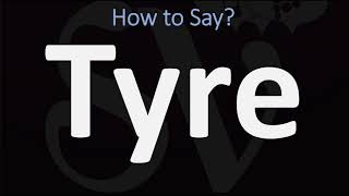 How to Pronounce Tyre BIBLE Lebanon [upl. by Diannne175]