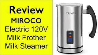 Review Miroco Milk Frother  How to make froth milk at home [upl. by Enelyar]