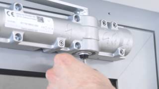 ASSA ABLOY DC500DC700 Door Closer Installation Guide [upl. by Ainnat553]