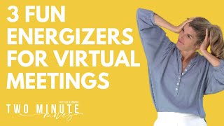 3 Easy amp Fun Energizers for Virtual Meetings [upl. by Nirag]