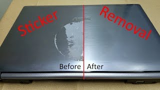 How To Sticker Removal from Laptop [upl. by Anilys]