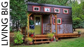 Adorable Tiny House Built By Love Family and Community [upl. by Petrick828]