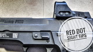 Red dot sight tips for beginners Fear not the dot [upl. by Aicirtel]