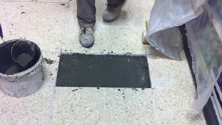 Repairing Terrazzo Floor Tiles [upl. by Nahtnamas424]