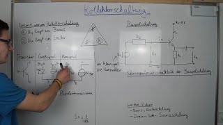 KOLLEKTORSCHALTUNG collector circuit  Elektrotechnik [upl. by Corder]