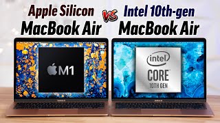 M1 MacBook Air vs Intel MacBook Air ULTIMATE Comparison [upl. by Gawain]