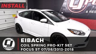 Focus ST Install Set of Eibach ProKit Coil Springs [upl. by Lance]