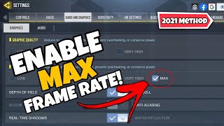 How to get max frame rate in cod mobile  Get max frame rate in call of duty mobile [upl. by Khajeh]