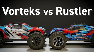 Traxxas Rustler 4X4 VXL vs Arrma Vorteks 3S BLX Comparison [upl. by Flanna]